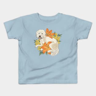 Zeus with Tiger Lilies Kids T-Shirt